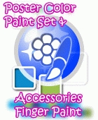 Poster Color Paint Set & Accessories Finger Paint